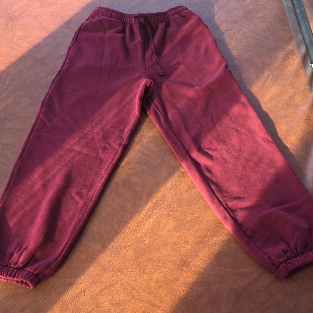 American Eagle Outfitters Maroon Joggers